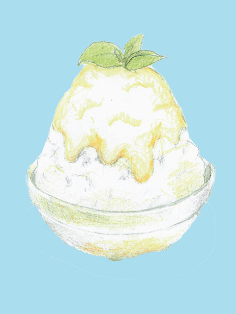 練乳ミルクのかき氷