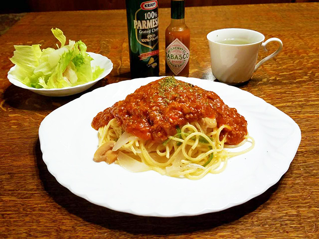 ミートソーススパゲティ
